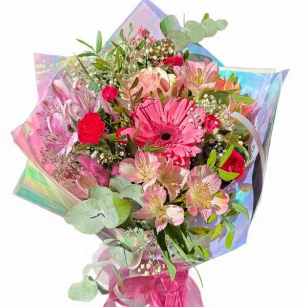 Ramo Primaveral en Tonos Rosados