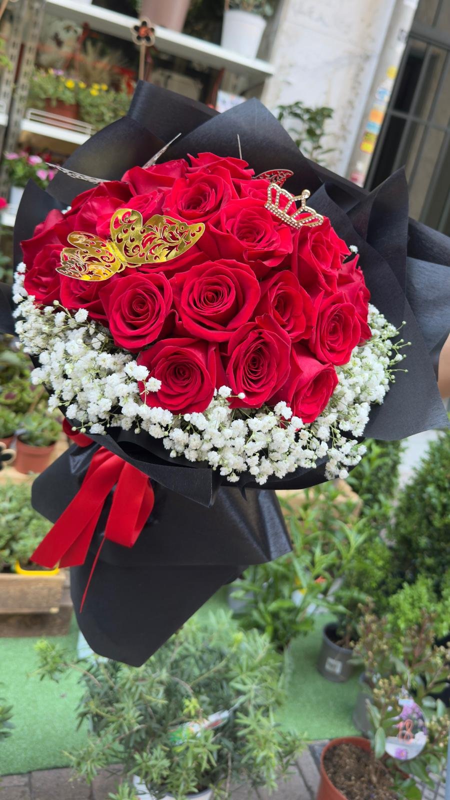 Ramo de 31 Rosas Rojas Premium